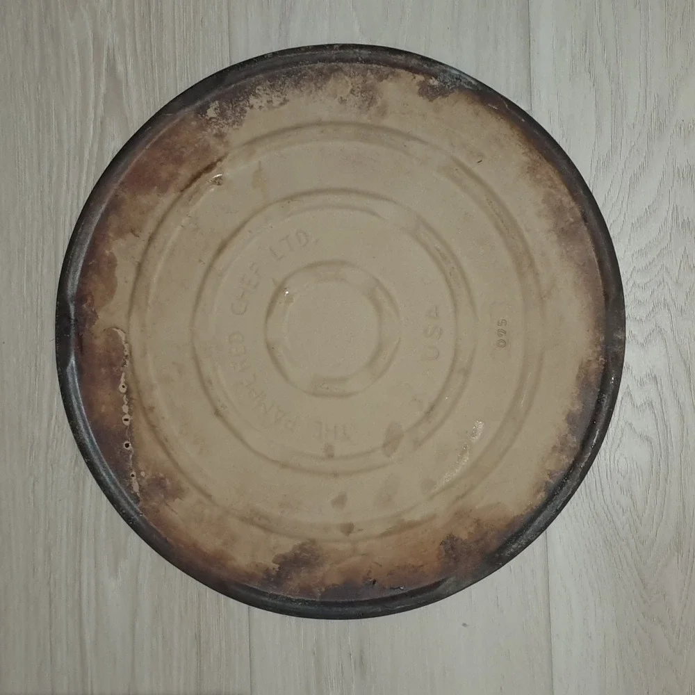 Pampered‎ Chef 15 Inch Round Pizza Stone 095 Family Heritage Collection USA